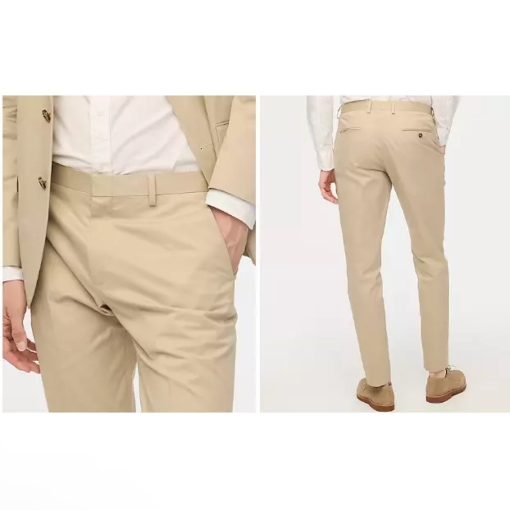 J. Crew Men's Chino Pants in Beige